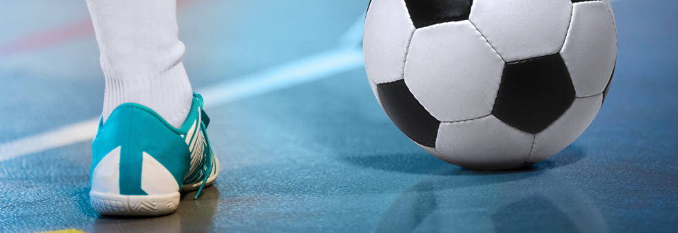 Innefotball i Forus Sportssenter